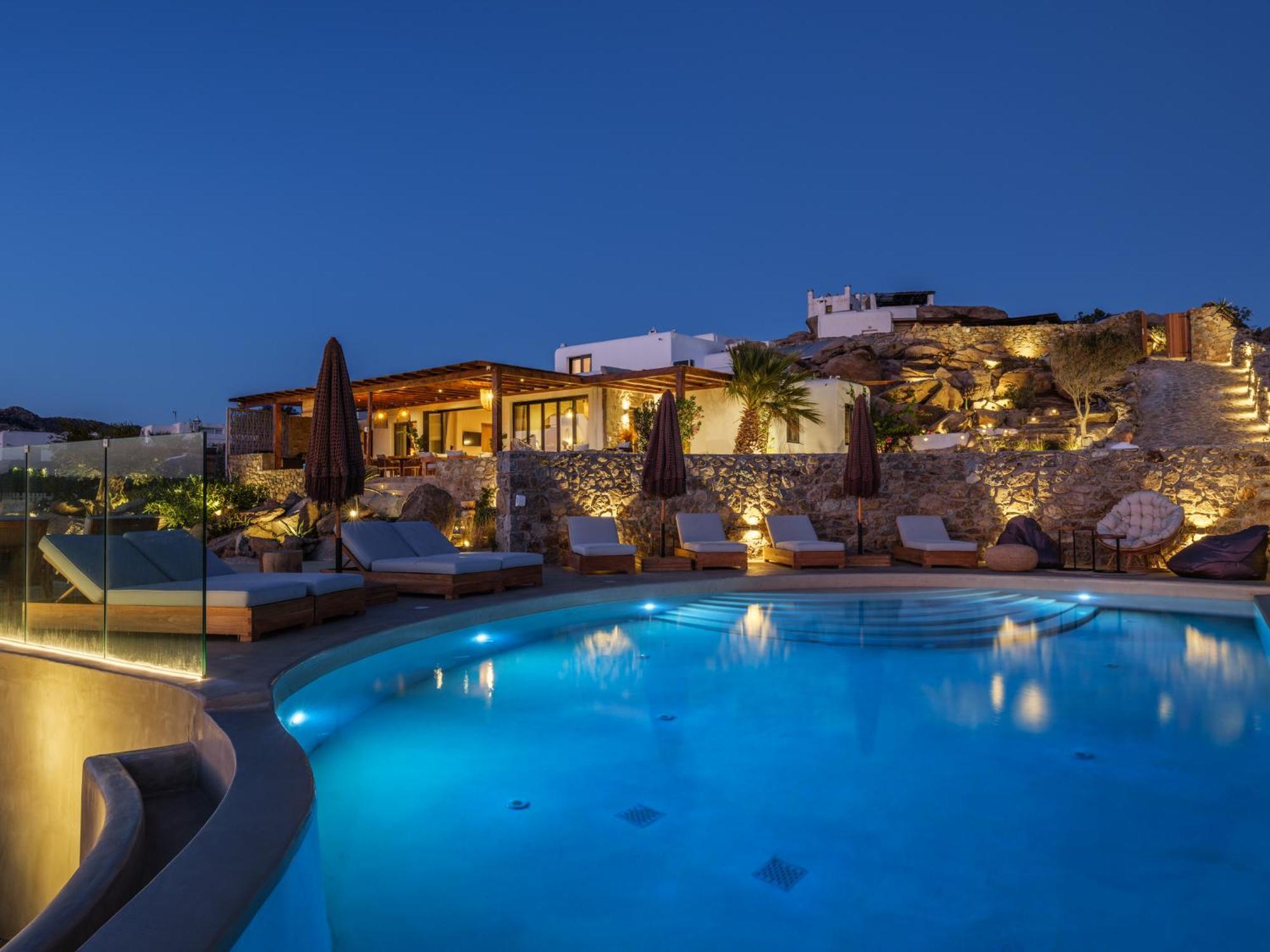 Mykonos Villa Scorpios Mykonos Town Eksteriør billede